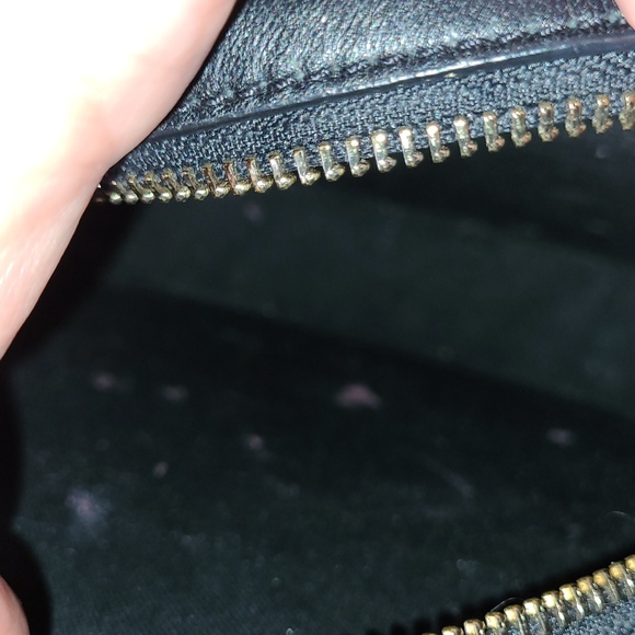 Maje crocodile embossed leather handbag black - Picture 5 of 6